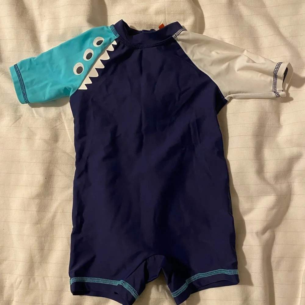 Baby Boys Romper Monster Bite Swimsuit